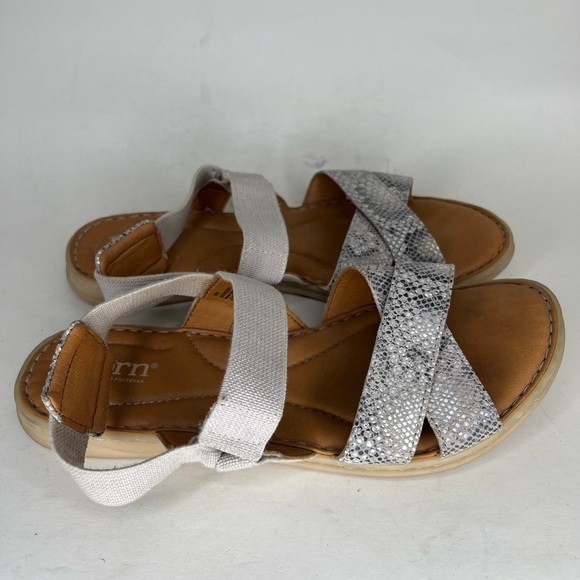 Born Shoes - born sport sandals Women Size 8M Leather/textile Upper